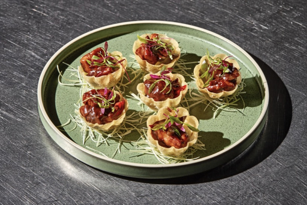 Chef-plated canapés